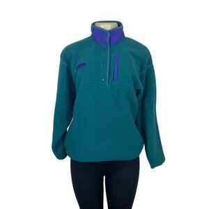 Columbia Womens Teal & Purple Pullover Jacket Sz M